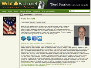 homepage for Word Patriots